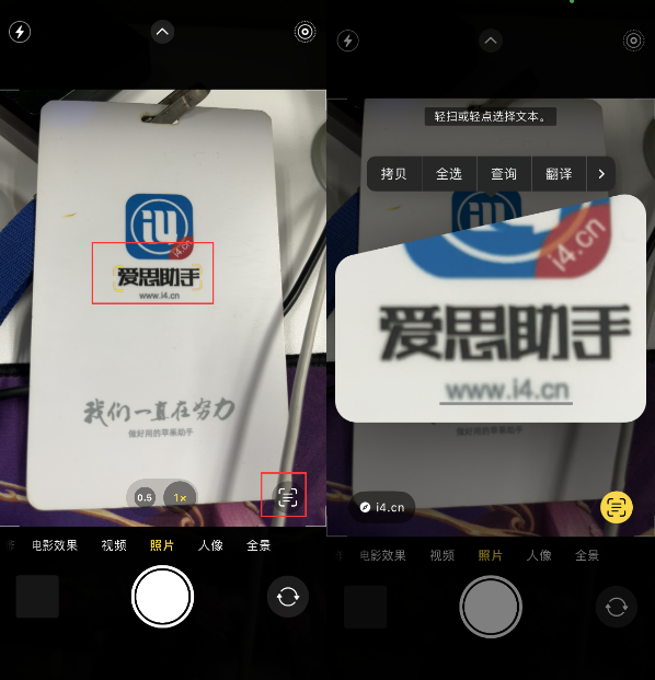 广河苹果手机维修分享升级iOS 16后如何通过相机翻译文本 