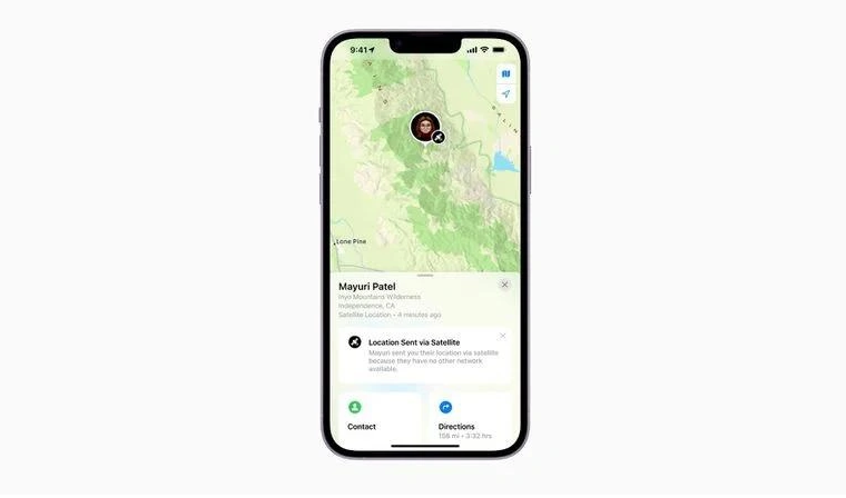 广河苹果14维修分享iPhone14系列中 FindMy功能通过卫星分享位置方法教程 
