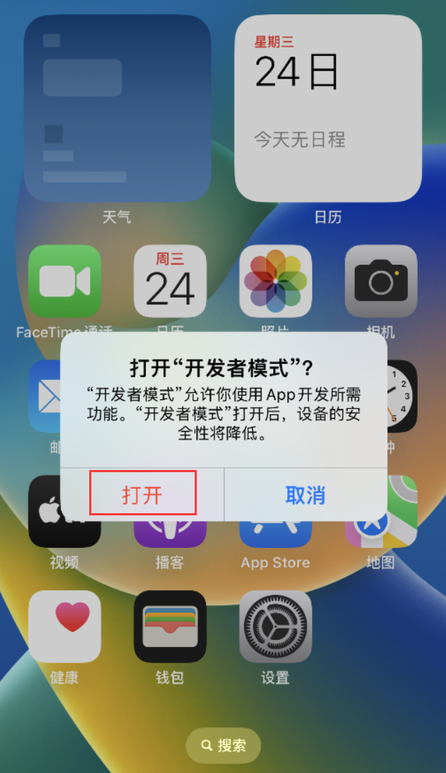 广河苹果手机维修分享如何打开开发者模式 