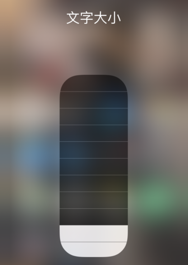 广河苹果手机维修分享小技巧：在 iPhone 控制中心快速调节字体大小 