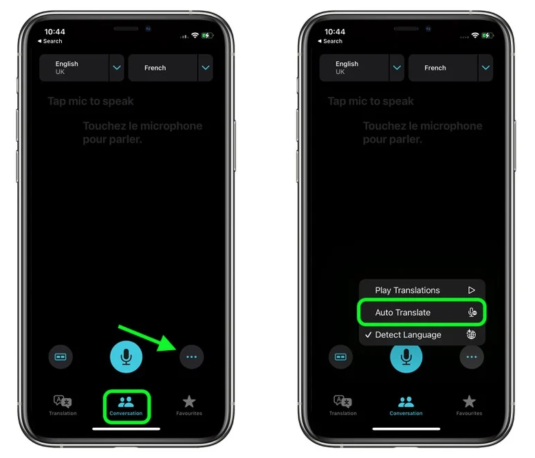 广河苹果手机维修分享iOS 15 “翻译” App 新改进 